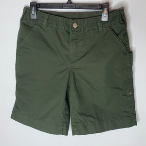Carhartt Army Green Original Fit Shorts Women's Size 10